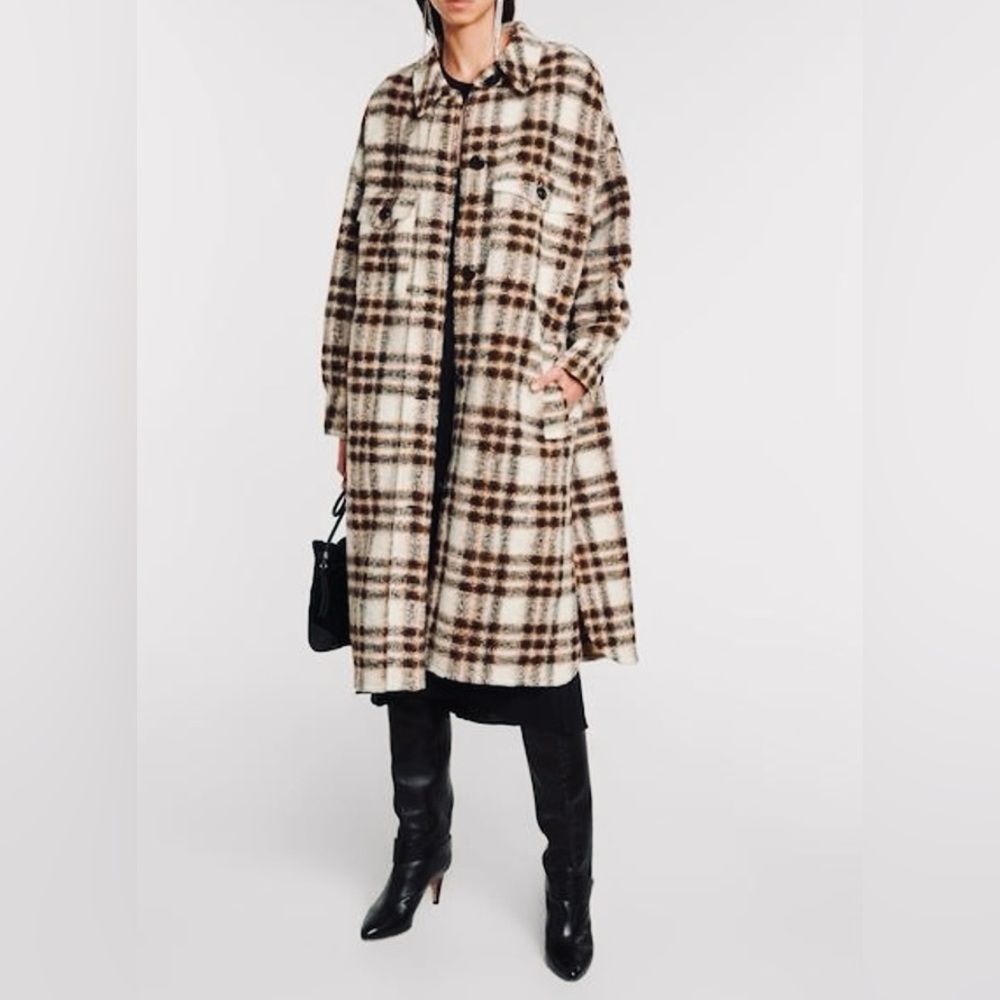 Isabel Etoile Marant "MANTEAU FONTIZI coat Sz T3 ( NEW ) with tags